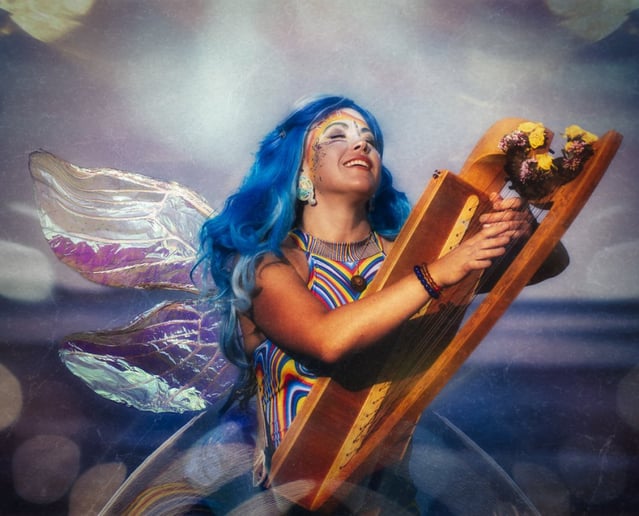 Gallery photo 3 of Experienced Harpist & Harp Faery