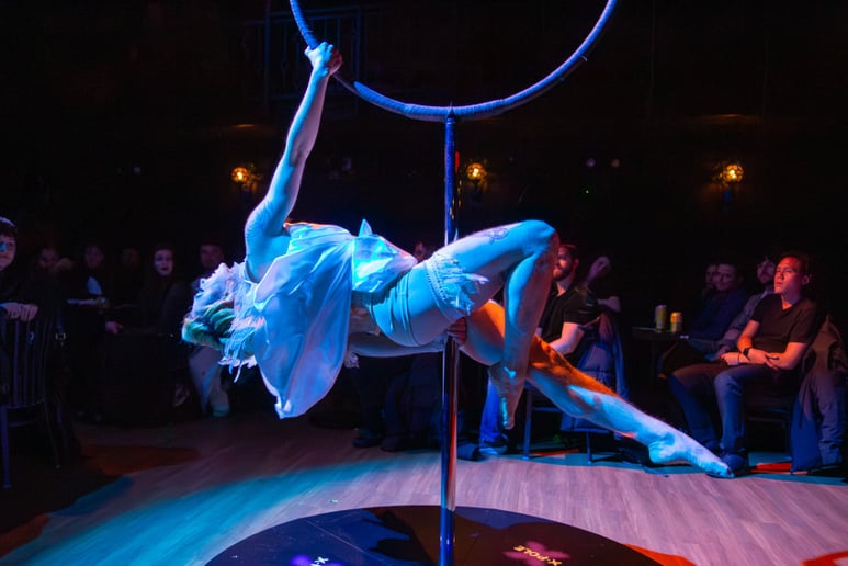 Gallery photo 4 of Extravagant Aerialist and Hula Hoop Performer