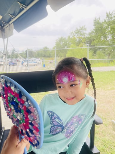 Gallery photo 4 of Face Painting with Sparkle & Gems