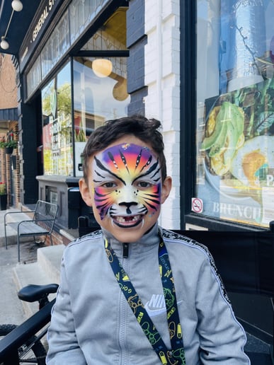 Gallery photo 5 of Face Painting with Sparkle & Gems
