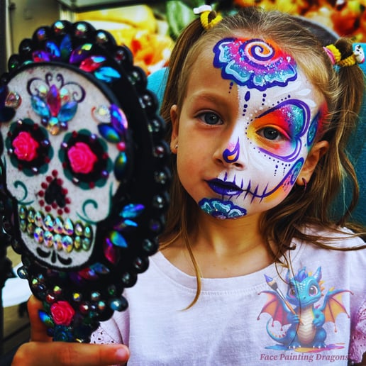 Gallery photo 1 of FacePainting Dragons, Doodles, & Daisies