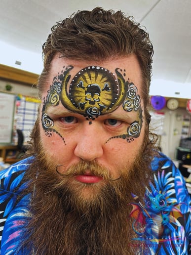 Gallery photo 4 of FacePainting Dragons, Doodles, & Daisies