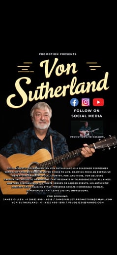Gallery photo 2 of Von Sutherland Music