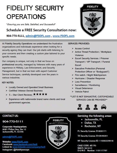Gallery photo 1 of Fidelity Security Operations LLC