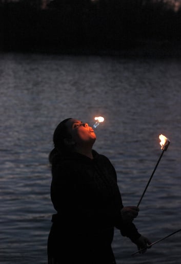 Gallery photo 3 of Fire and LED Performance Art