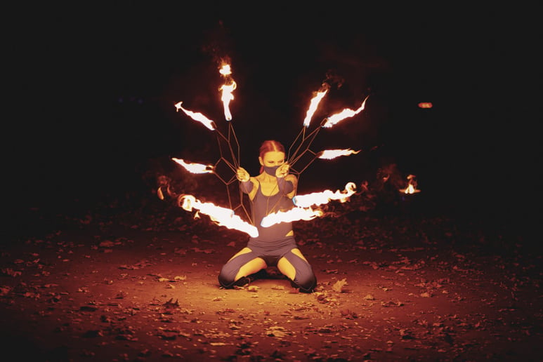 Gallery photo 3 of Flame Fatale - Fire & Burlesque Performer