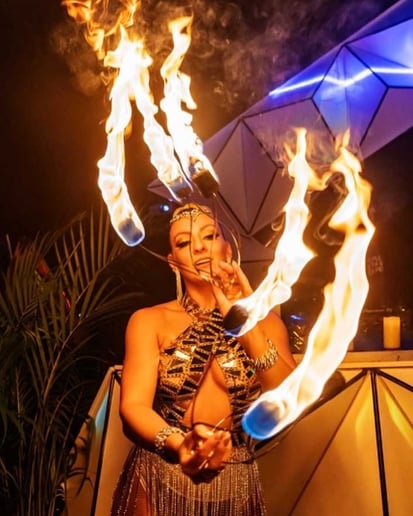 Gallery photo 1 of Fire Dancer and LED Performance