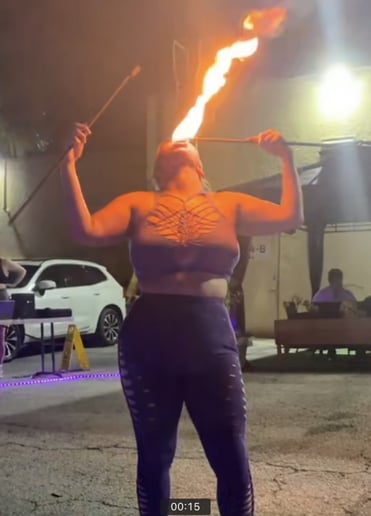 Gallery photo 3 of Lisset Rodriguez Fire Dancing