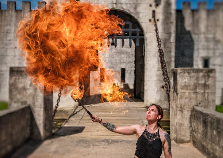 Gallery photo 3 of Lady Fortune Fire Dancing