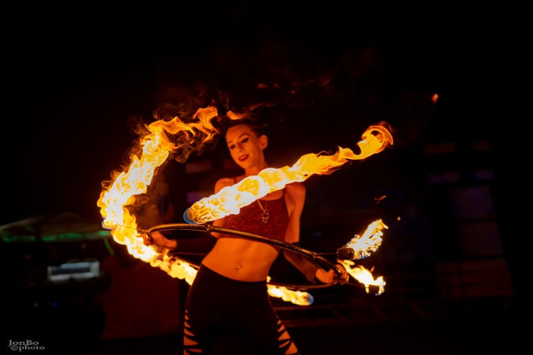 Gallery photo 2 of Miss Twisted Rose Fire & LED Dancing
