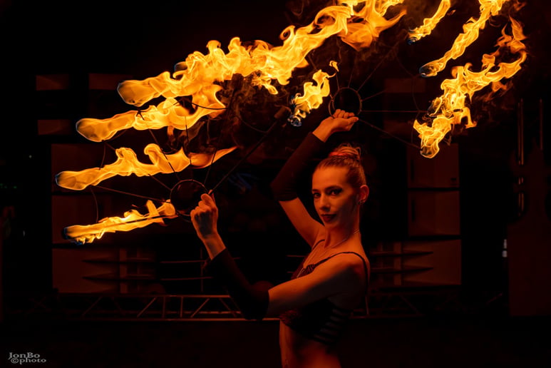 Gallery photo 7 of Miss Twisted Rose Fire & LED Dancing