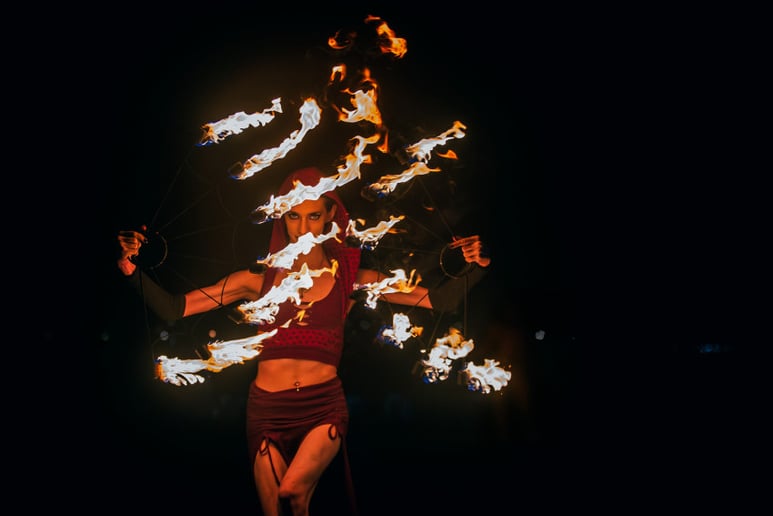 Gallery photo 8 of Miss Twisted Rose Fire & LED Dancing