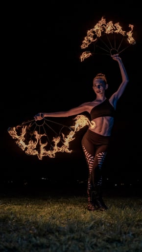 Gallery photo 10 of Miss Twisted Rose Fire & LED Dancing