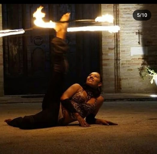 Gallery photo 6 of Karina's Fire Performance