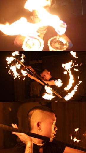 Gallery photo 5 of Fire Dancer, Fire Show & Entertainment – LIZULI Dragon