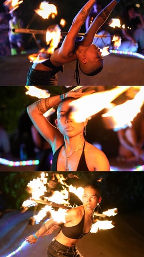 Gallery photo 6 of Fire Dancer, Fire Show & Entertainment – LIZULI Dragon
