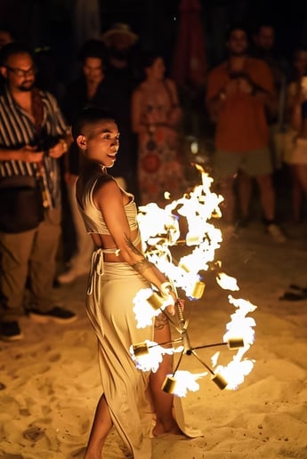 Gallery photo 2 of Fire Dancer, Fire Show & Entertainment – LIZULI Dragon
