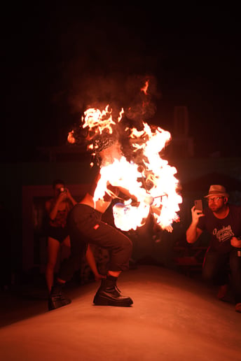 Gallery photo 7 of Fire Dancer, Fire Show & Entertainment – LIZULI Dragon
