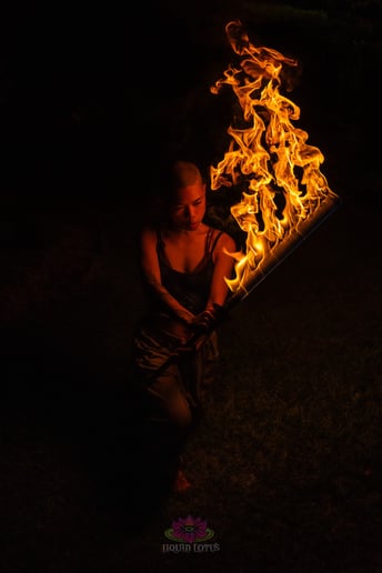 Gallery photo 4 of Fire Dancer, Fire Show & Entertainment – LIZULI Dragon