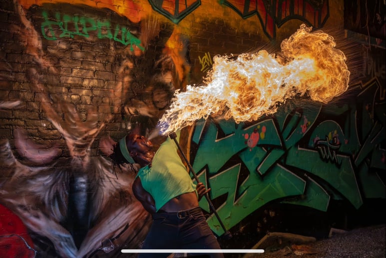 Gallery photo 4 of Fire performer Natsu