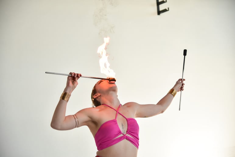Gallery photo 6 of Fire Sacral Flow: Fire and LED Performer