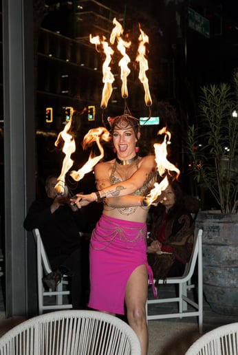 Gallery photo 1 of Fire Sacral Flow: Fire and LED Performer