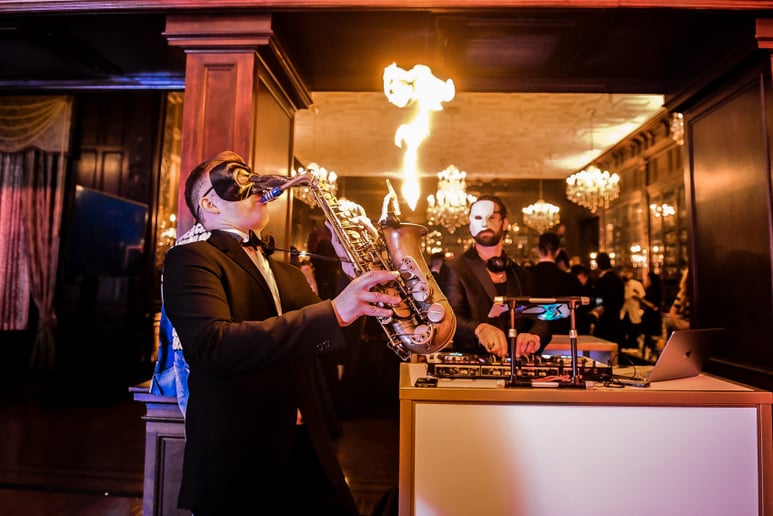 Gallery photo 1 of Fire saxophonist