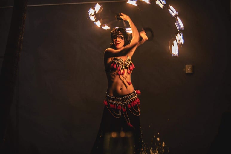 Gallery photo 7 of Fire Show, LED Wings Show, Fire Fans