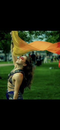 Gallery photo 4 of Fire/Aerialist - Staff, fans, & torches