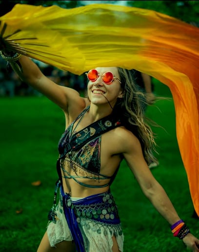 Gallery photo 6 of Fire/Aerialist - Staff, fans, & torches
