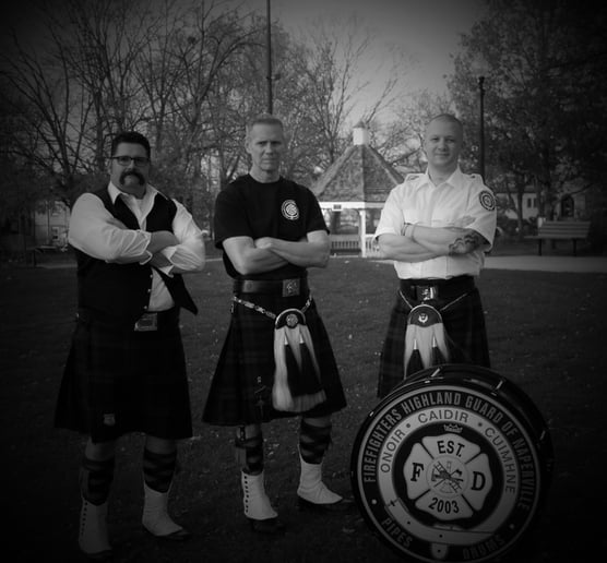 Gallery photo 1 of Firefighters Highland Guard-Bagpipe band