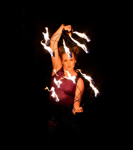 Gallery photo 2 of Fluid Motion - Aerial/Fire/Dance