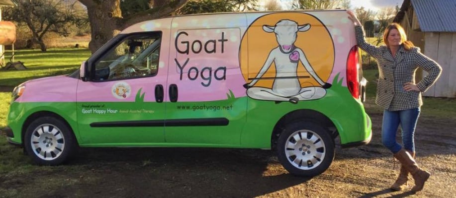 Gallery photo 4 of Founder of Goat Yoga