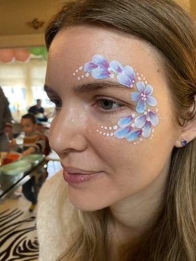 Gallery photo 2 of Party Wave Face Paint and Tattoos