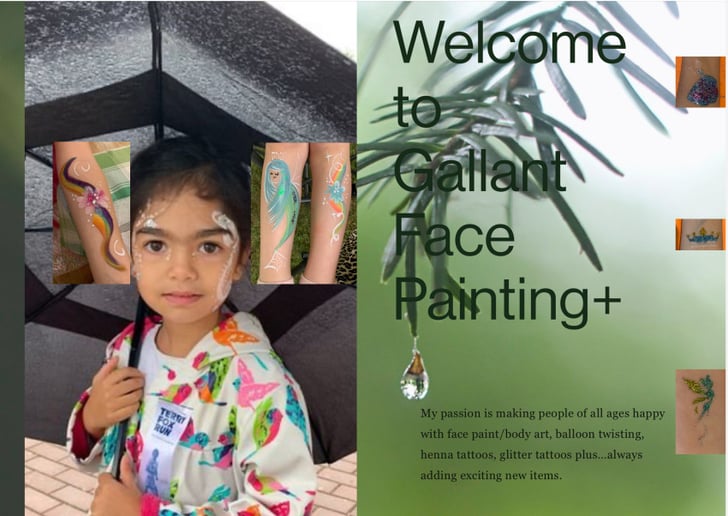 Gallery photo 8 of Gallant Face Painting+