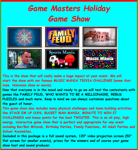 Gallery photo 7 of The Gamemaster Show