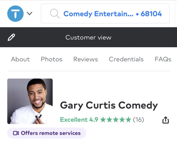 Gallery photo 1 of Gary Curtis Comedy