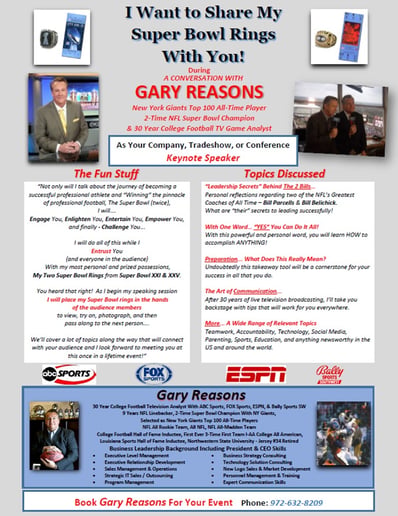 Gallery photo 3 of Gary Reasons