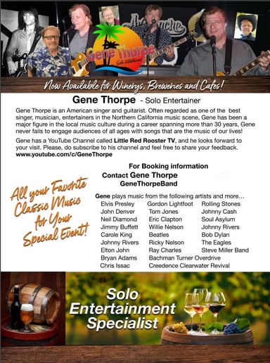 Gallery photo 14 of Gene Thorpe Solo Entertainer / Band