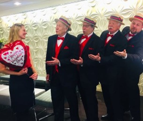 Gallery photo 2 of Singing Valentines- LA