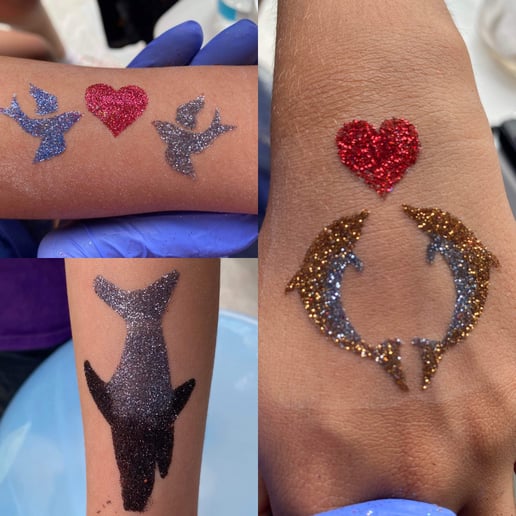 Gallery photo 5 of Glitter Pixie Tattoo