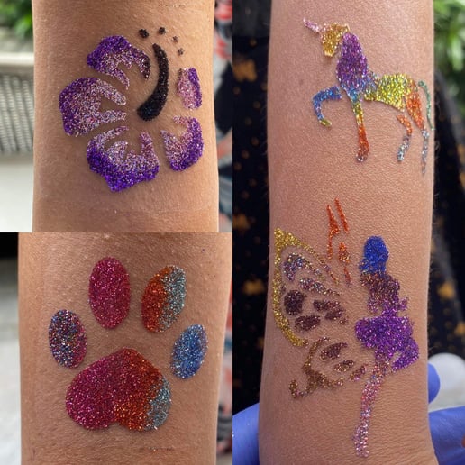 Gallery photo 3 of Glitter Pixie Tattoo