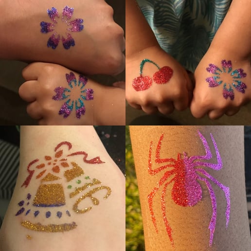 Gallery photo 9 of Glitter Pixie Tattoo