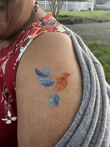 Gallery photo 3 of Glitter tattoos by Candace