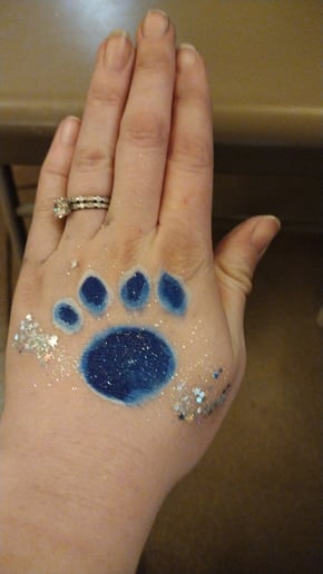 Gallery photo 4 of Glittering Ember Face Paint