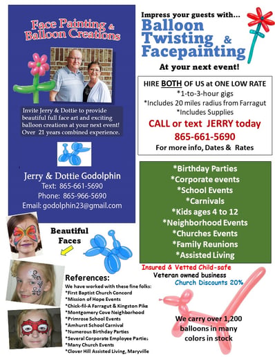 Gallery photo 1 of Godolphin Balloons & Face Painting