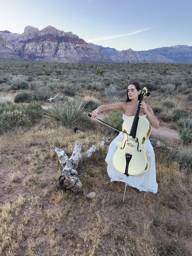 Gallery photo 1 of Golden Cello Girl