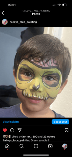 Gallery photo 5 of Haileys Face Painting