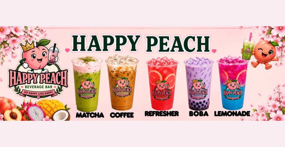 Gallery photo 8 of Happy Peach Beverage Bar