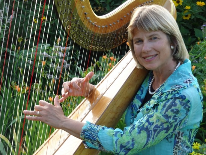 Gallery photo 3 of Harpist Cathy Victorsen